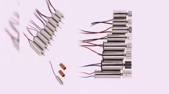 Micro motore coreless per aeroplani con spazzola per mandrino da 4,5 V CC con vibrazione